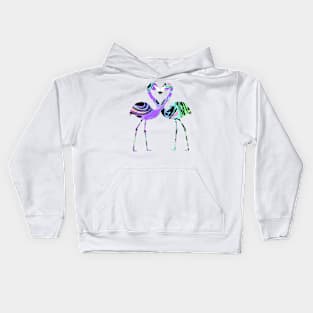 Flamingo Romance Kids Hoodie